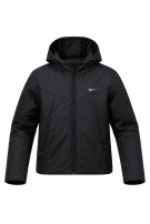 2000s NIKE GIACCA CON CAPPUCCIO SPORTSWEAR NERA UOMO PRE OWNED S