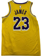NIKE NBA LAKERS JAMES ΦΑΝΕΛΑ ΜΠΑΣΚΕΤ SPORTSWEAR ΚΙΤΡΙΝΟ ΑΝΤΡΙΚΟ PRE OWNED M