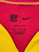 NIKE NFL KANSAS CITY CHIEFS T SHIRT SPORTSWEAR YELLOW RED WOMENS PRE OWNED XXL