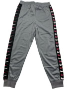 NIKE Jogger Track Pants with Multi-Swoosh Side Tape Grey Unisex Small