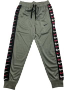 NIKE Παντελόνι Φόρμας Multi-Swoosh Logo Taping Khaki/Black Ανδρικό Small