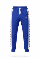 NIKE TRACK PANTS STREETWEAR BLUE MEN PRE OWNED L
