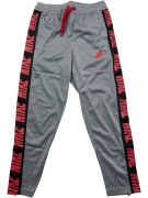 NIKE ΠΑΝΤΕΛΟΝΙ ΦΟΡΜΑΣ TRACK PANTS ΜΕ ΠΛΑΪΝΕΣ ΦΑΣΕΣ LOGO TAPE ΓΚΡΙ ΑΝΔΡΙΚΟ S