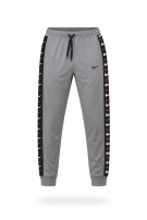 NIKE TRACK PANTS ATHLETIC GREY MEN PRE OWNED L