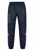 1990s NIKE PANTALONI TRACK ATHLETIC NERO DONNA PRE OWNED L