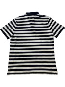 Nike Polo Ριγέ Logo Μπλε Λευκό Unisex L