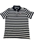 Nike Polo Ριγέ Logo Μπλε Λευκό Unisex L