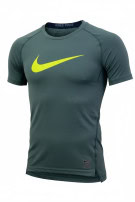 NIKE PRO ATHLETIC T SHIRT ΜΙΝΙΜΑΛ ΓΚΡΙ ΑΝΤΡΙΚΟ PRE OWNED XS