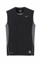 NIKE PRO ΑΘΛΗΤΙΚΟ ΑΜΑΝΙΚΟ ΜΠΛΟΥΖΑΚΙ MINIMAL ΜΑΥΡΟ ΑΝΤΡΙΚΟ PRE OWNED L