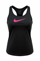 Nike Pro Αθλητικό Tank Top Dri-Fit Λογότυπο Μαύρο Γυναικείο S