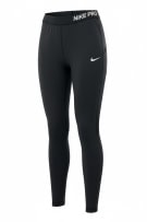 NIKE Pro Κολάν Athletic Logo Μαύρο Γυναικείο S