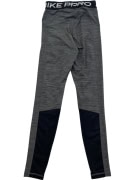 Nike Pro leggings sportivi Dri-FIT con logo grigi da donna XS