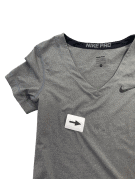 NIKE PRO T SHIRT ATHLETIC GRAPHITE PRE OWNED S
