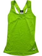 NIKE PRO CANOTTA DRI-FIT SWOOSH VERDE DONNA XS