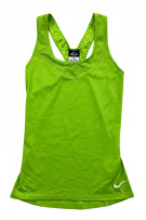 NIKE PRO CANOTTA DRI-FIT SWOOSH VERDE DONNA XS
