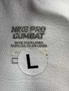 NIKE SHORTS LEGGINGS SPORTY WHITE MEN PRE OWNED L