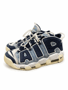 Nike Air More Uptempo 96 Denim 2019 SNEAKERS STREETWEAR BLUE MEN PRE OWNED EU 42.5