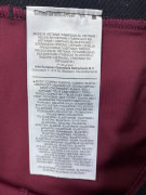 NIKE DRI-FIT SHORTS NIKE PRO LOGO BURGUNDY WOMEN M