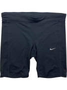NIKE DRI-FIT RUNNING SHORTS SWOOSH LOGO BLACK WOMEN M
