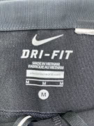 NIKE DRI-FIT RUNNING SHORTS SWOOSH LOGO BLACK WOMEN M