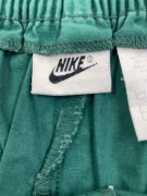 NIKE PANTALONCINI VINTAGE CON LOGO VERDE DA UOMO S
