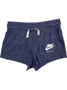 NIKE JERSEY SHORTS LOGO BLUE MELANGE WOMEN'S S