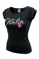 NIKE Sportswear T-Shirt Casual Logo Μαύρο Γυναικείο S