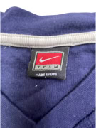 NIKE T-SHIRT 90s EMBROIDERED LOGO BLUE UNISEX L