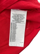 NIKE T-SHIRT ATHLETIC CUT GEOMETRIC LOGO PRINT RED MENS LARGE