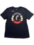 NIKE T-SHIRT COTTON BOWL 2021 CINCINNATI ΜΑΥΡΟ UNISEX L preowned