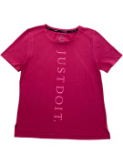 NIKE T-SHIRT DRI-FIT JUST DO IT ΦΟΥΞΙΑ ΓΥΝΑΙΚΕΙΟ S