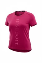NIKE T-SHIRT DRI-FIT JUST DO IT ΦΟΥΞΙΑ ΓΥΝΑΙΚΕΙΟ S