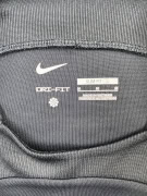 NIKE T-SHIRT CALCIO CAMP LOGO BICOLORE NERO GRIGIO UOMO M