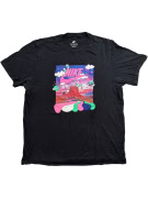 NIKE T-SHIRT GRAPHIC AIR SPACE PRINT BLACK UNISEX XL