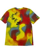 NIKE T SHIRT GRAPHIC MULTICOLOR MEN PRE OWNED S