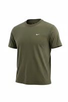 NIKE T-SHIRT ΜΕ ΚΕΝΤΗΜΕΝΟ LOGO ΧΑΚΙ UNISEX S