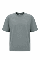 1990s NIKE T SHIRT MINIMAL GRIGIO UOMO PRE OWNED XXL