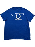 NIKE T-SHIRT NFL INDIANAPOLIS COLTS "FOR THE SHOE" BLUE UNISEX XL