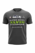NIKE T-shirt SEATTLE SEAHAWKS SUPER BOWL XLVIII CHAMPIONS Λογότυπο Καφέ UNISEX M pre-owned