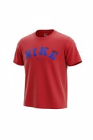 NIKE T-SHIRT CON LOGO SPELLOUT RETRO ROSSO UNISEX XL