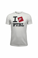 NIKE T-SHIRT SPORTSWEAR "I LOVE FTBL" WHITE MEN'S M