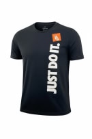NIKE T-SHIRT VINTAGE STYLE JUST DO IT ΜΑΥΡΟ ΑΝΔΡΙΚΟ L