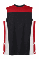 NIKE TANK TOP GRAPHIC BLACK RED UNISEX PRE OWNED S