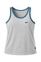90s NIKE TANK TOP MINIMAL GREY MEN PRE OWNED L