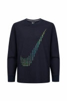 NIKE TEE GRAPHIC NAVY UOMO PRE OWNED L