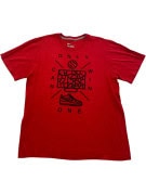 NIKE T SHIRT GRAPHIC RED UOMO PRE OWNED L