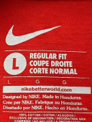 NIKE T SHIRT GRAPHIC RED UOMO PRE OWNED L