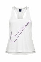 NIKE TOP SPORTS WHITE WOMEN PRE OWNED L