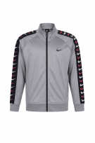 NIKE TRACK JACKET LOGO GREY MEN PRE OWNED XL