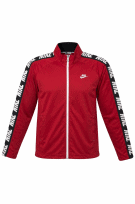 NIKE TRACK JACKET LOGO RED MEN PRE OWNED L
